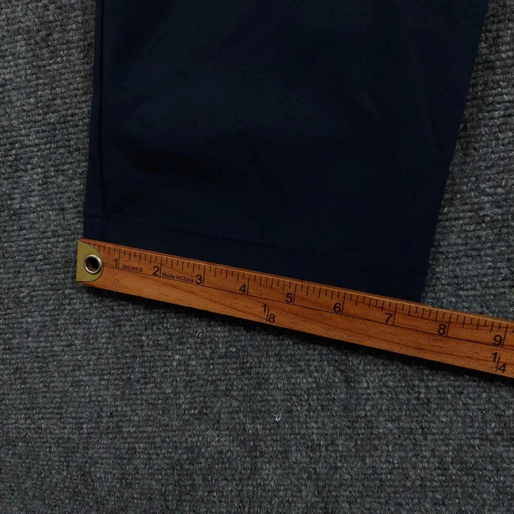 J.Crew Tech Pant Men 31x32 Navy Blue Straight Fit Flex Stretch Chino 11948